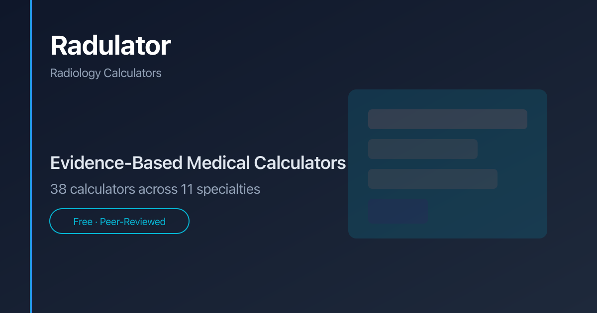 ACR BI-RADS Calculator | Radulator